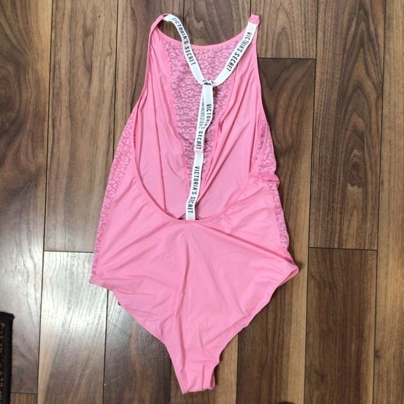 VICTORIA’S Secret Pink Bodysuit Sleepwear Lingerie - Picture 6 of 7
